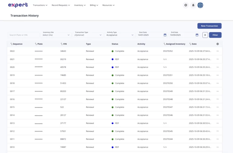 California DMV EVR Software