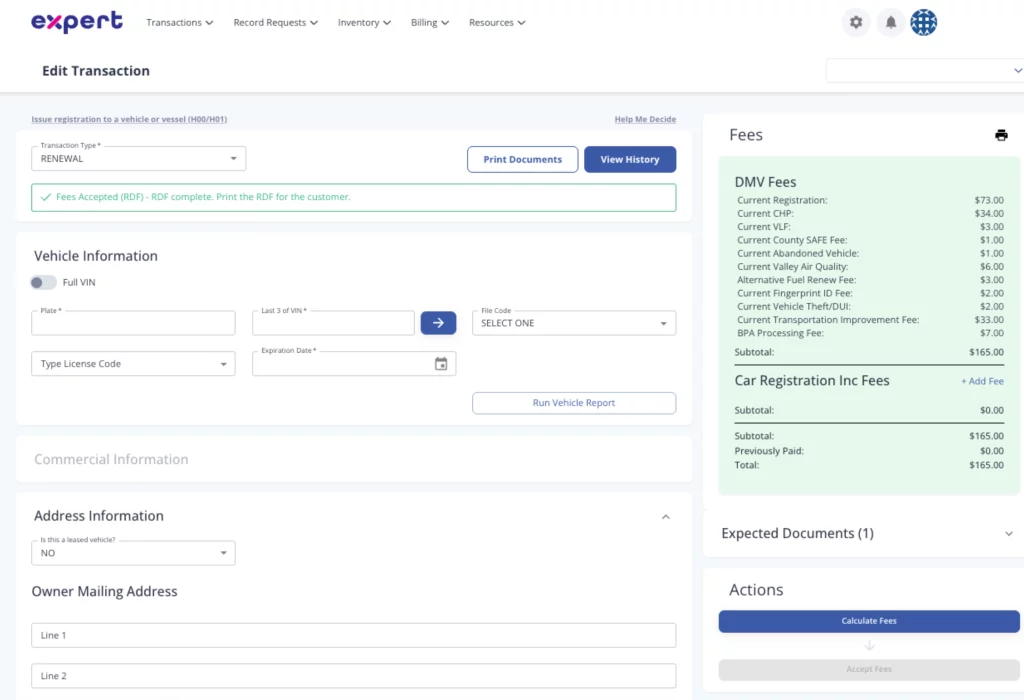 DMV software for dealers